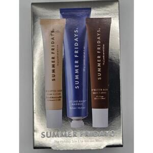 Summer Fridays The Holiday Trio Set with Lip Butter Balm